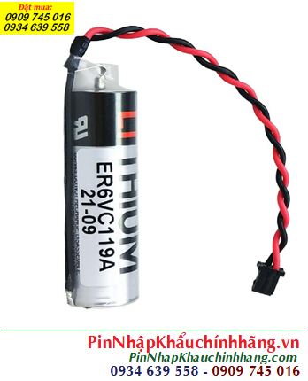 Mitsubishi ER6VC119A, Pin nuôi nguồn PLC Mitsubishi ER6VC119A AA 2000mAh 